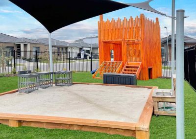 Fake grass for play area