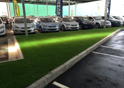 Commercial synthetic turf